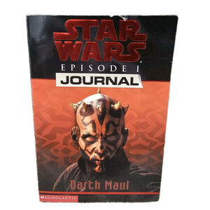 Vintage Star Wars Episode I Journal Darth Maul 102 Pages With Embossed Cover